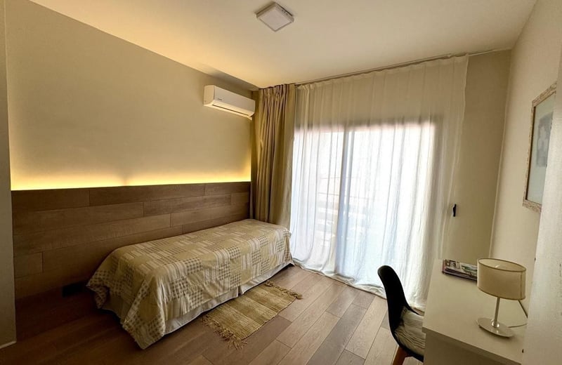 Rental of a modern 3-room apartment, 70 m², Palermo Nuevo district, Buenos Aires, Argentina